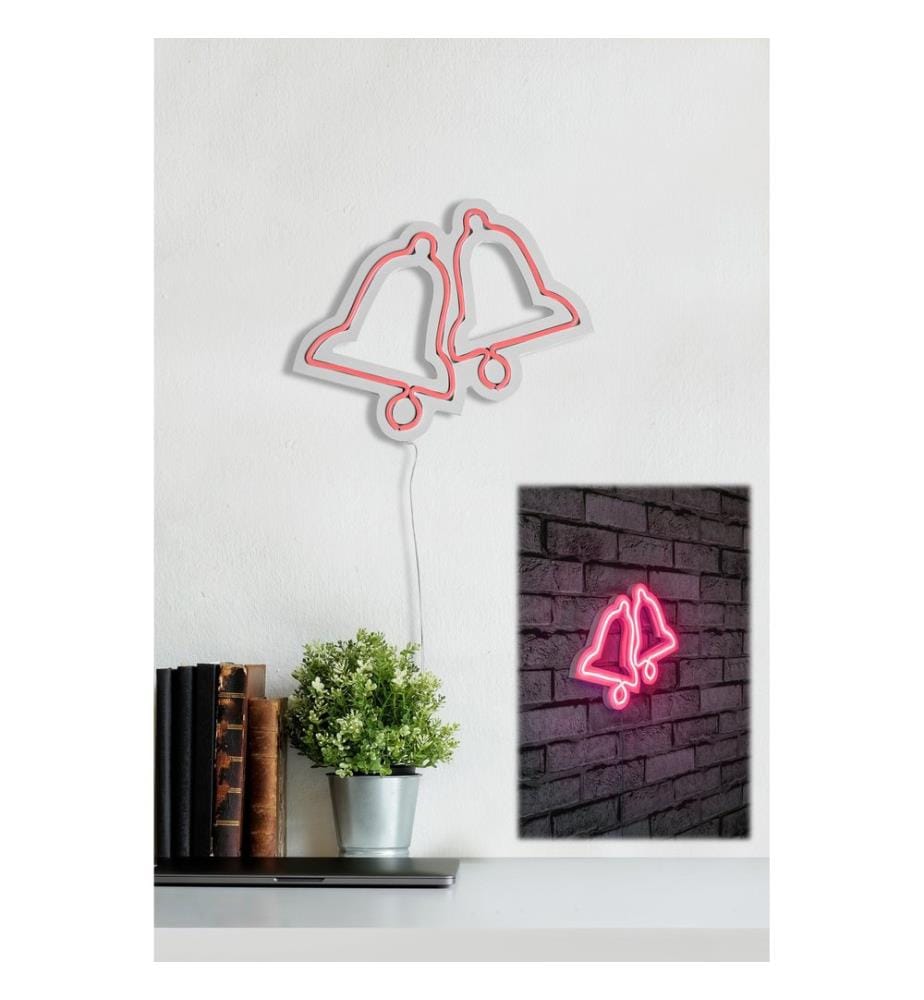 Éclairage décoratif à LED en plastique, rose, bandes de néon flexibles, tension d'alimentation 12 V