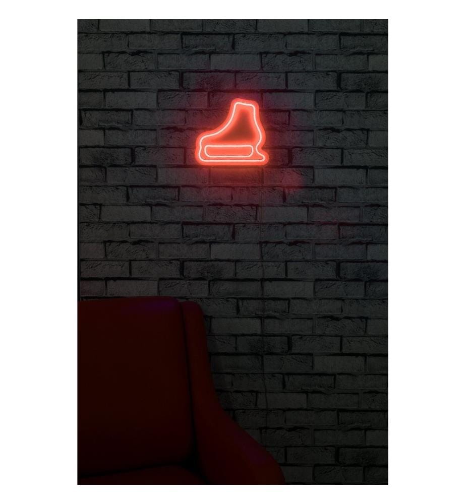 Éclairage décoratif à LED en plastique, rouge, bandes de néon flexibles, tension d'alimentation 12 V