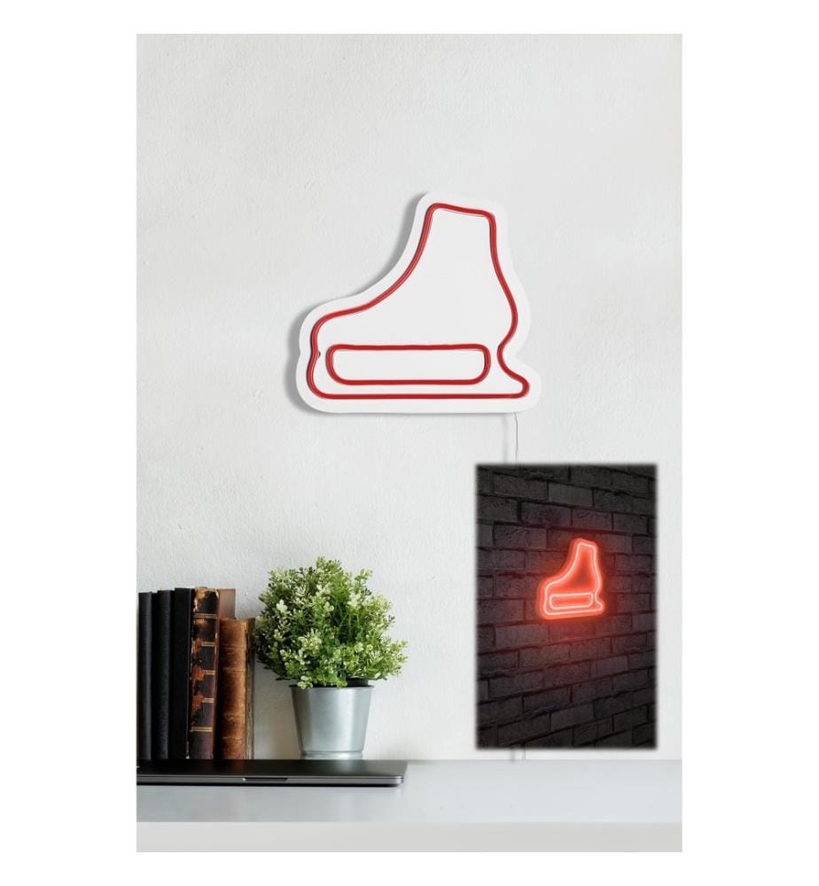 Éclairage décoratif à LED en plastique, rouge, bandes de néon flexibles, tension d'alimentation 12 V