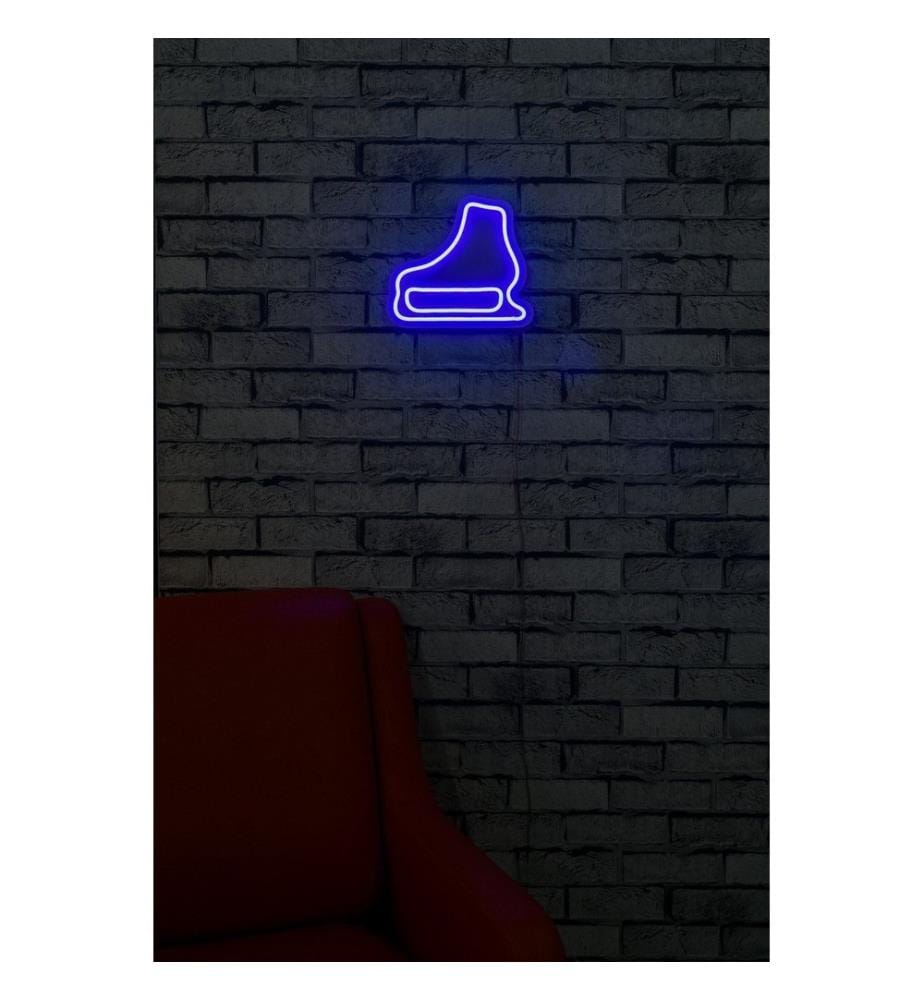 Illuminazione decorativa a LED in plastica, blu, strisce al neon flessibili, tensione di esercizio 12 V CC