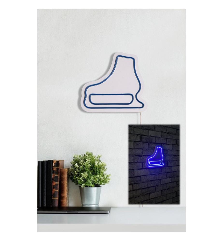 Illuminazione decorativa a LED in plastica, blu, strisce al neon flessibili, tensione di esercizio 12 V CC