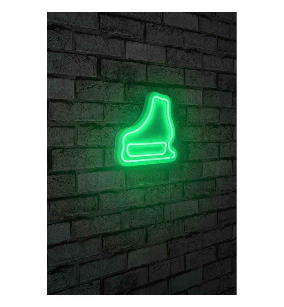 Illuminazione decorativa a LED in plastica, verde, strisce al neon flessibili, tensione di esercizio 12 V CC