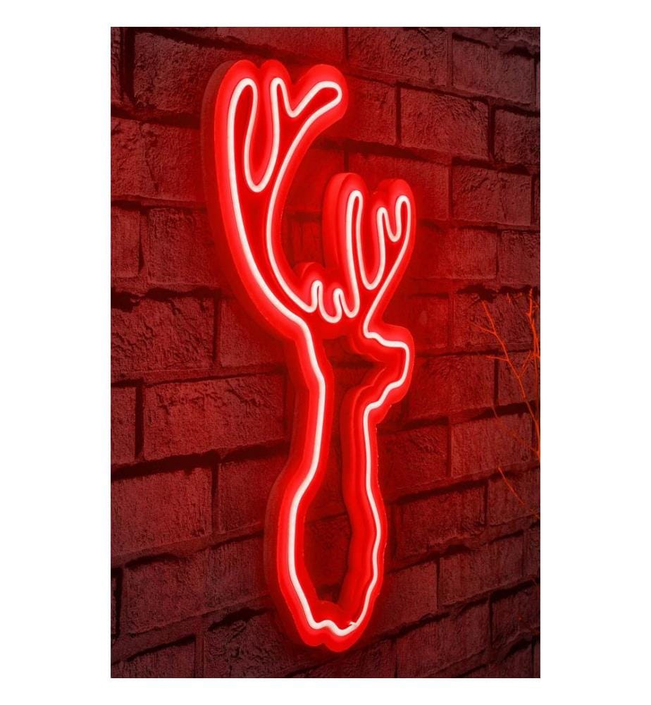 Illuminazione decorativa a LED in plastica, strisce al neon flessibili rosse, tensione di esercizio 12 V CC