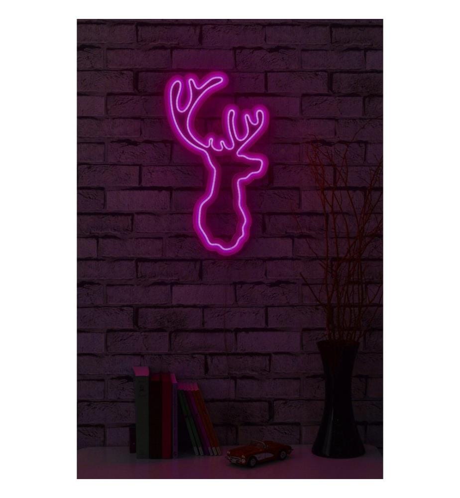 Illuminazione decorativa a LED in plastica, rosa, strisce al neon flessibili, tensione di esercizio 12 V CC