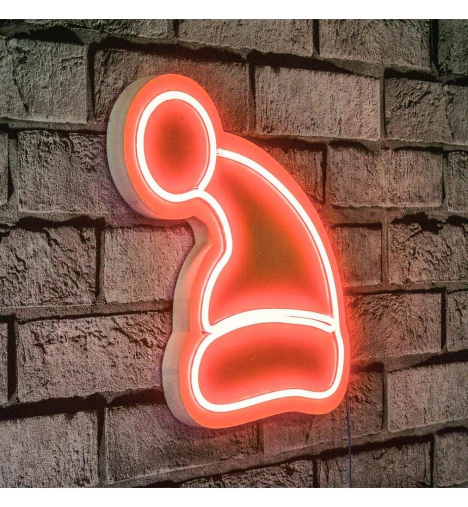 Éclairage décoratif à LED en plastique, rouge, bandes de néon flexibles, tension d'alimentation 12 V