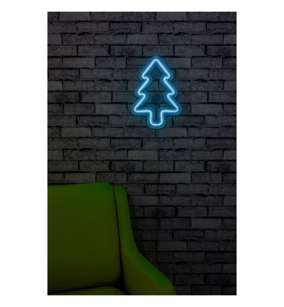 Éclairage décoratif à LED en plastique, bleu, bandes de néon flexibles, tension de service 12 V