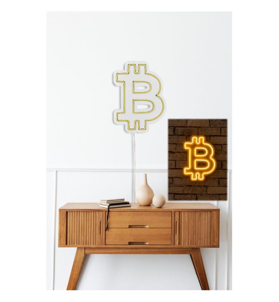Illuminazione decorativa a LED in plastica, strisce al neon flessibili gialle, tensione di esercizio 12 V CC