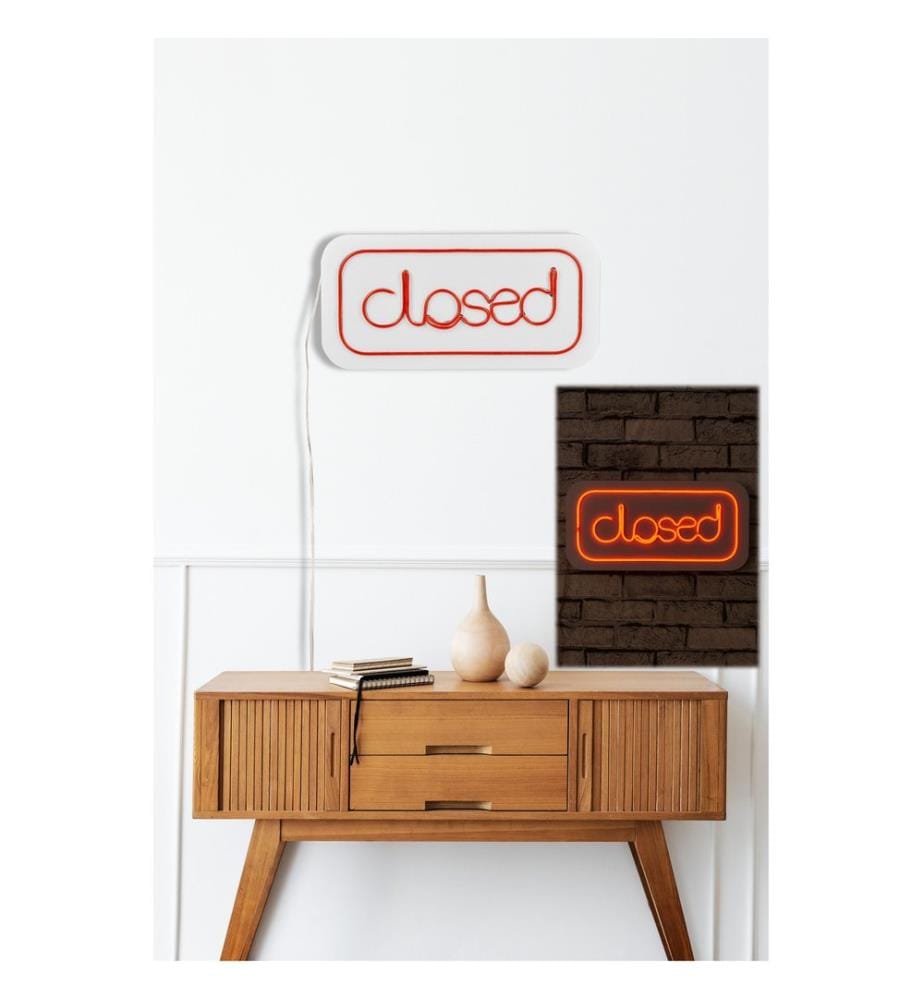Illuminazione decorativa a LED in plastica, strisce al neon flessibili rosse, tensione di esercizio 12 V CC