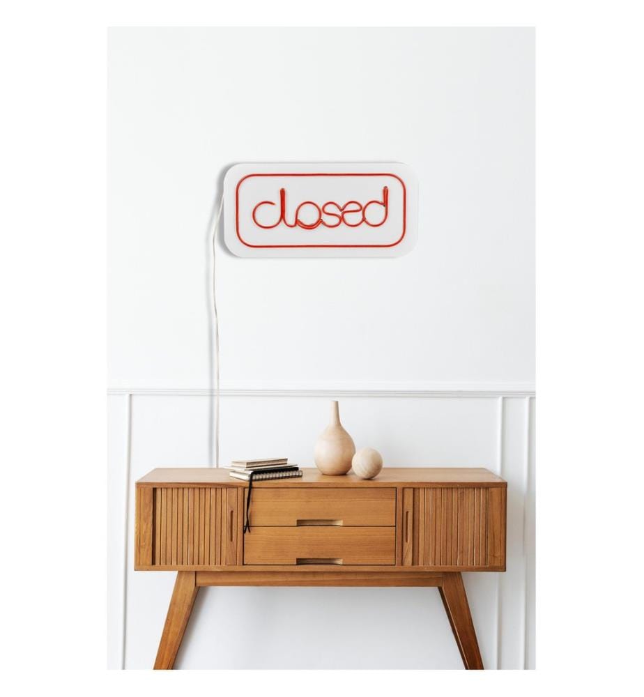 Illuminazione decorativa a LED in plastica, strisce al neon flessibili rosse, tensione di esercizio 12 V CC