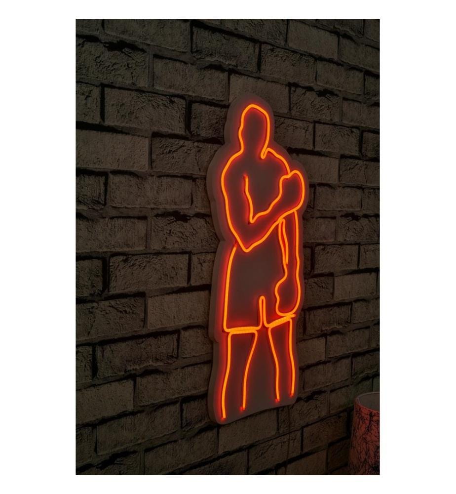 Illuminazione decorativa a LED in plastica, strisce al neon flessibili rosse, tensione di esercizio 12 V CC
