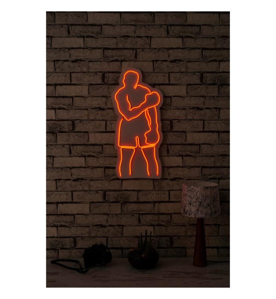 Illuminazione decorativa a LED in plastica, strisce al neon flessibili rosse, tensione di esercizio 12 V CC
