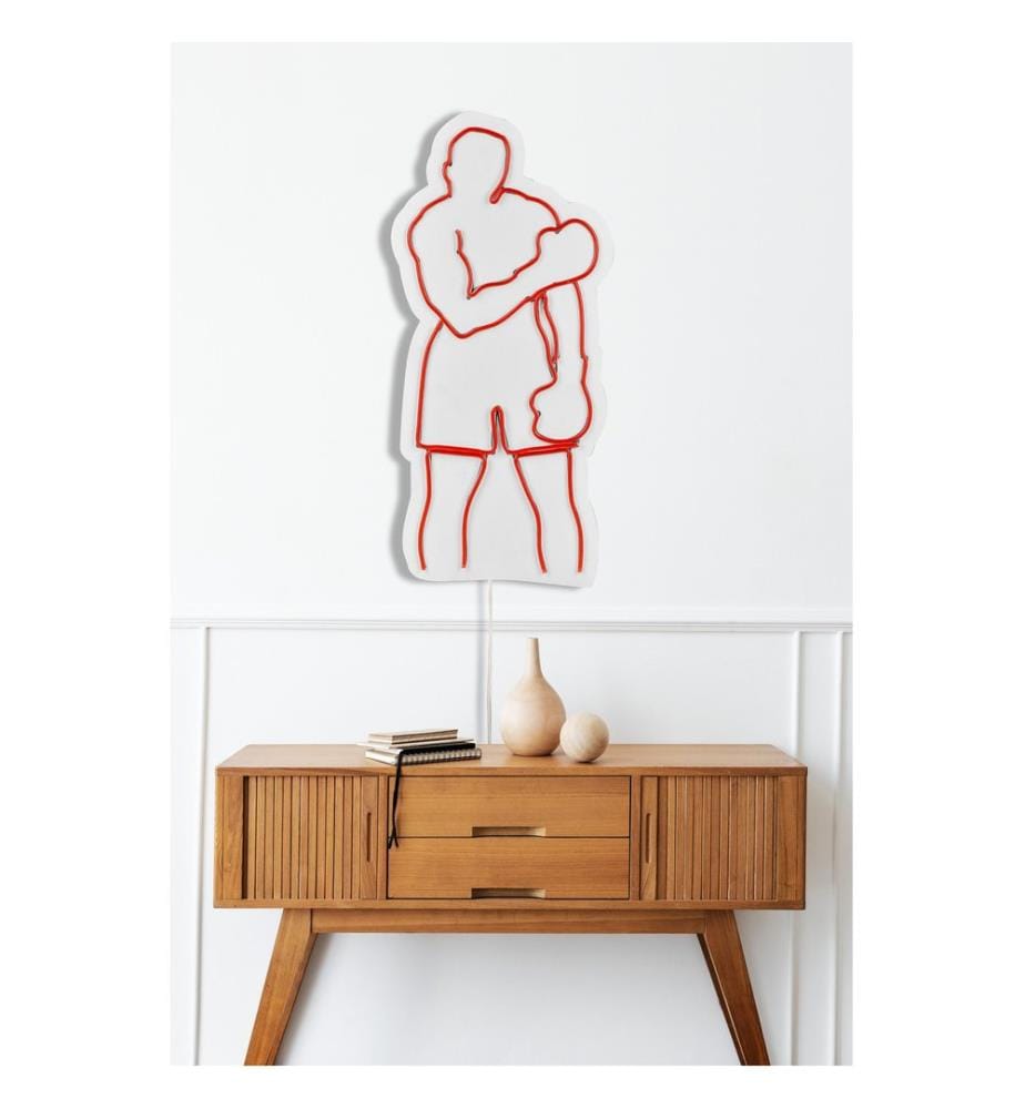Illuminazione decorativa a LED in plastica, strisce al neon flessibili rosse, tensione di esercizio 12 V CC