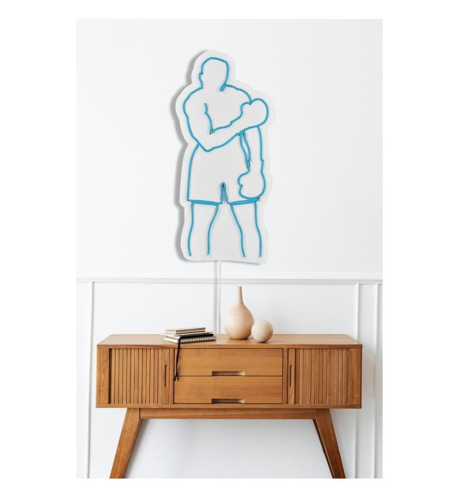 Illuminazione decorativa a LED in plastica, blu, strisce al neon flessibili, tensione di esercizio 12 V CC