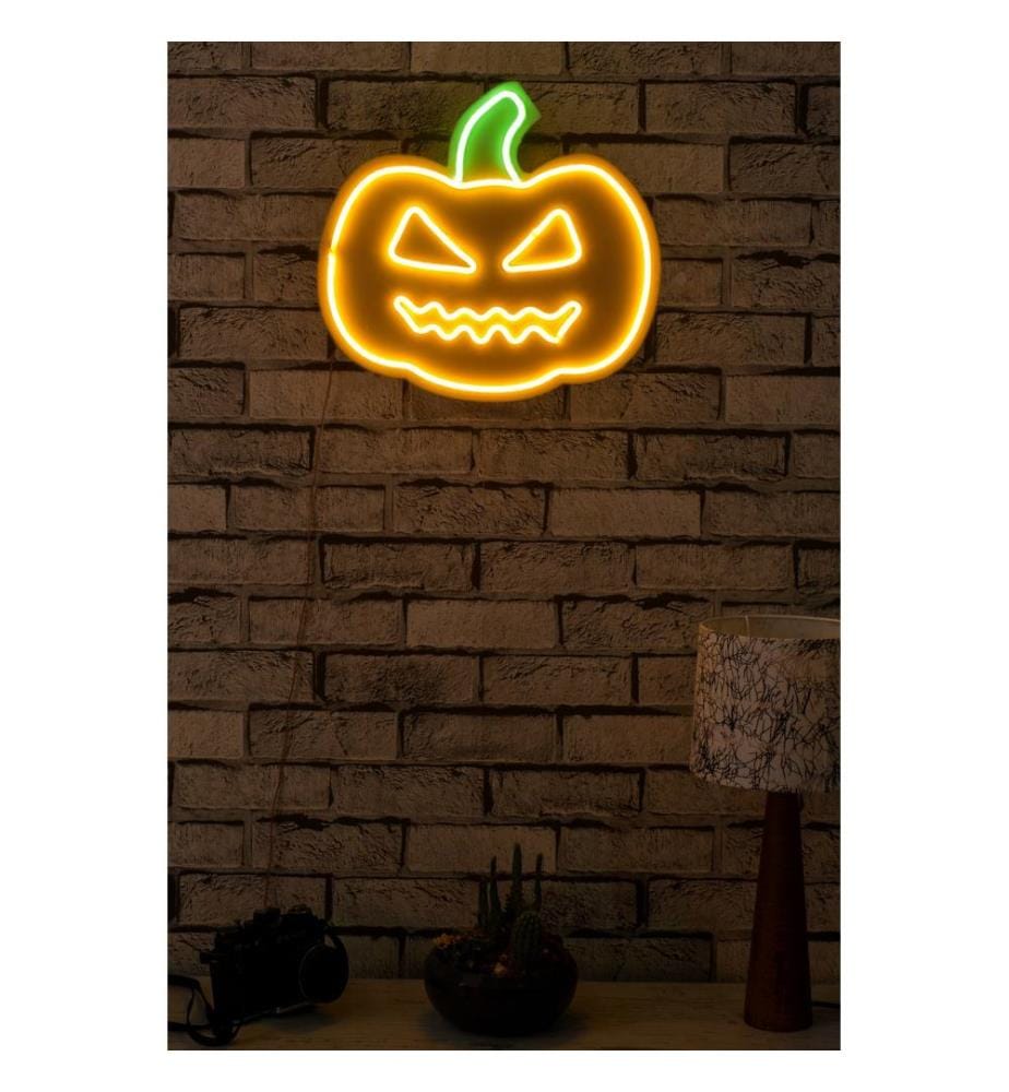 Illuminazione decorativa a LED in plastica, strisce al neon flessibili gialle e verdi, tensione di esercizio 12 V CC