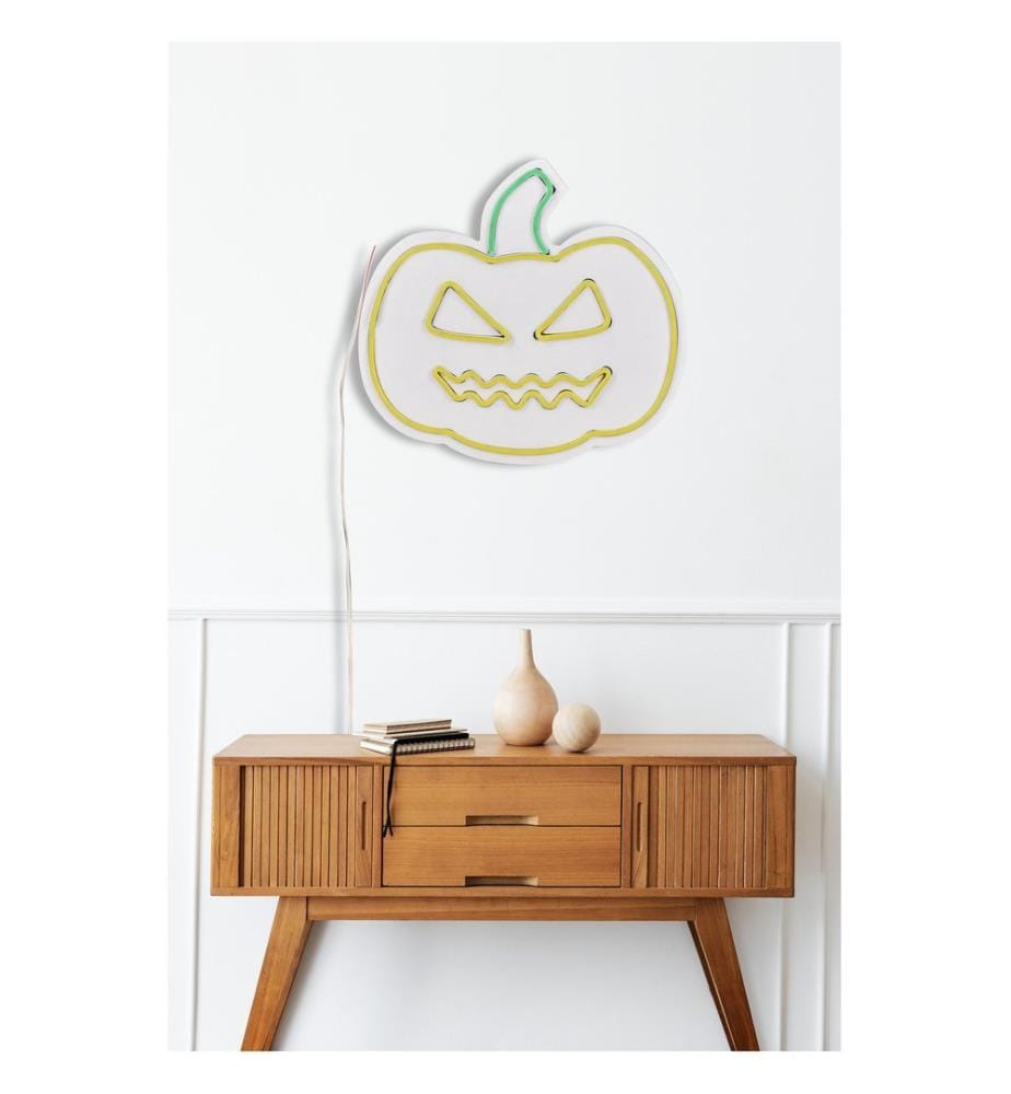 Illuminazione decorativa a LED in plastica, strisce al neon flessibili gialle e verdi, tensione di esercizio 12 V CC