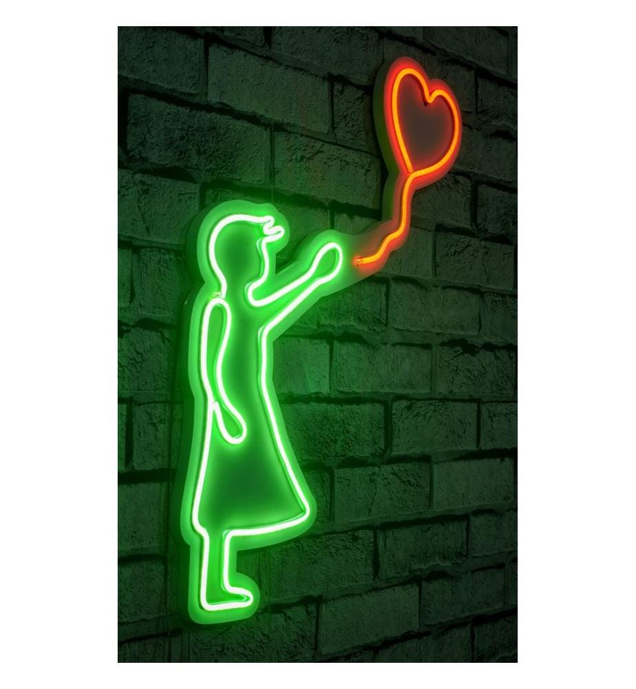 Illuminazione decorativa a LED in plastica, verde, rosso, strisce al neon flessibili, tensione di esercizio 12 V CC