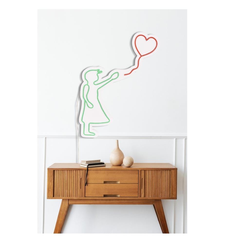 Illuminazione decorativa a LED in plastica, verde, rosso, strisce al neon flessibili, tensione di esercizio 12 V CC