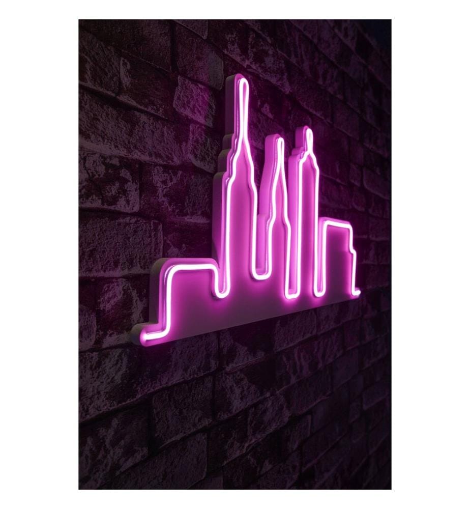 Éclairage décoratif à LED en plastique, rose, bandes de néon flexibles, tension d'alimentation 12 V