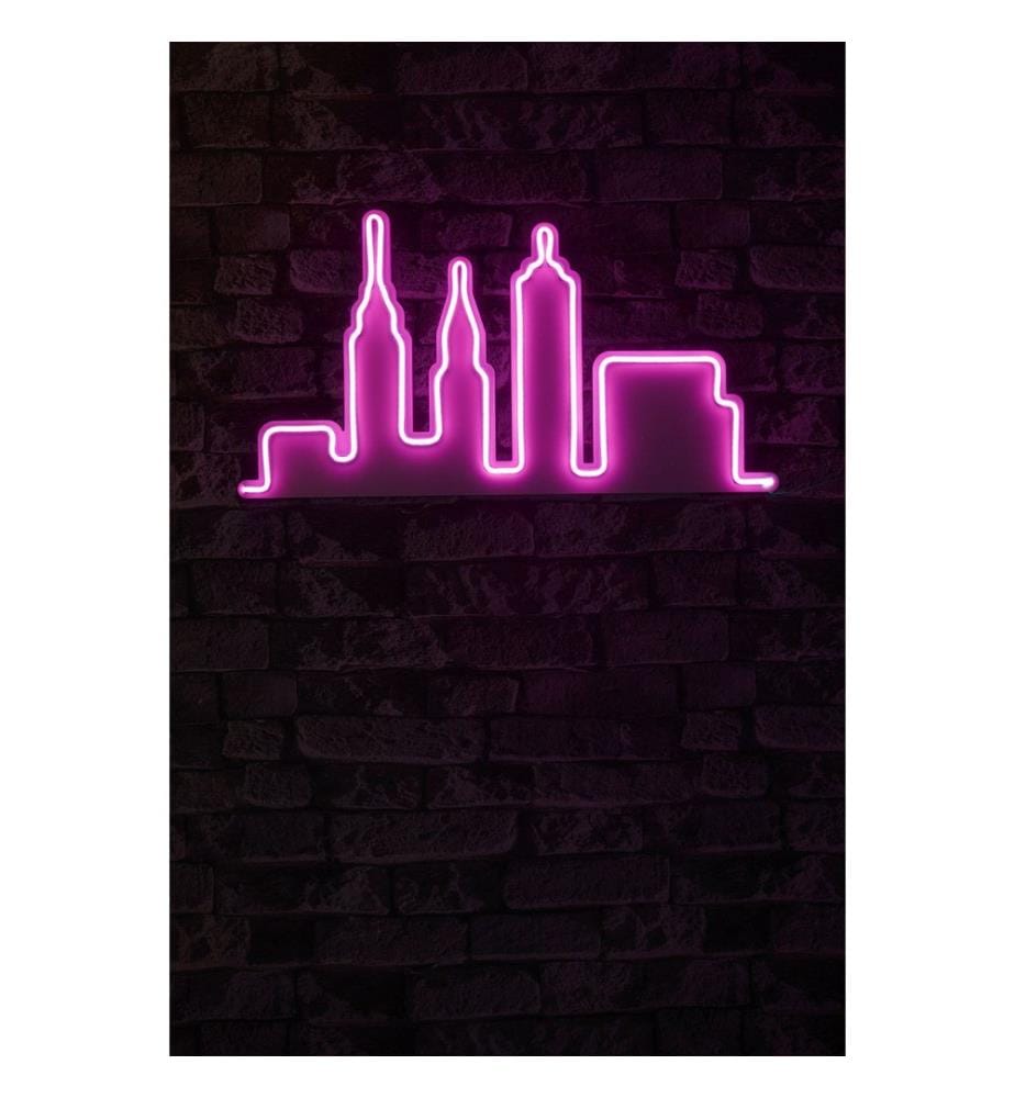 Éclairage décoratif à LED en plastique, rose, bandes de néon flexibles, tension d'alimentation 12 V