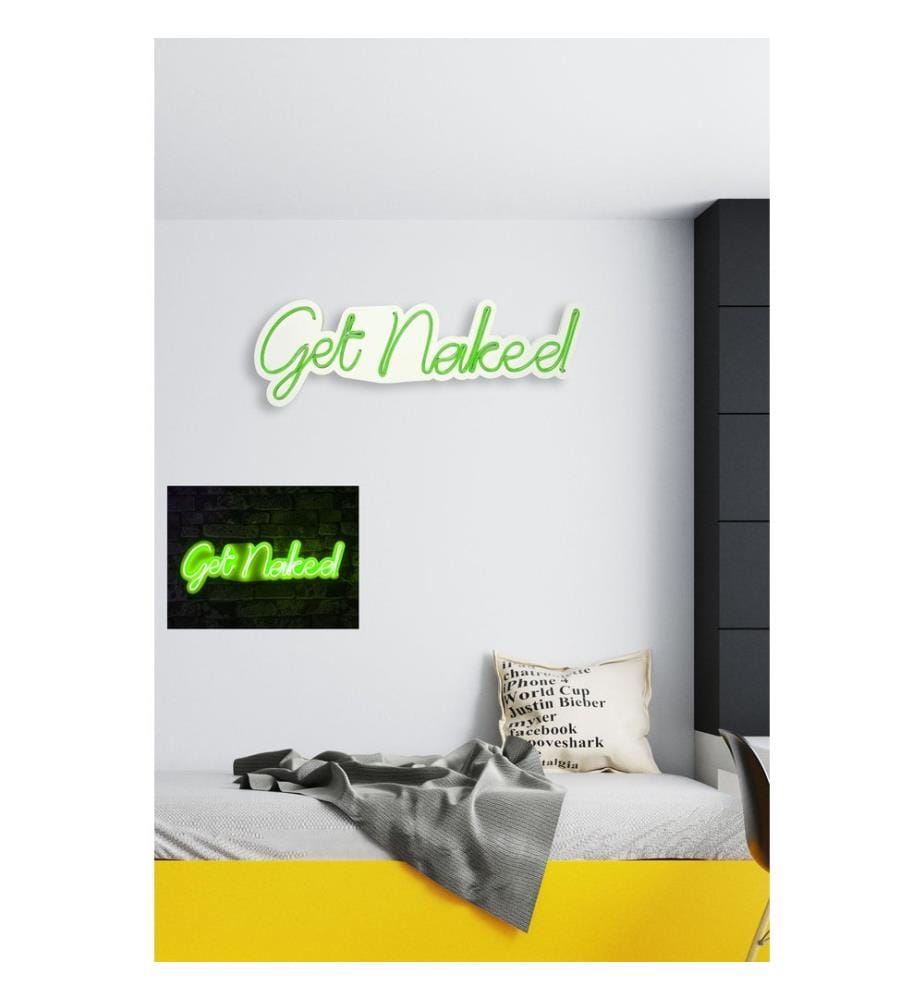 Illuminazione decorativa a LED in plastica, verde, strisce al neon flessibili, tensione di esercizio 12 V CC