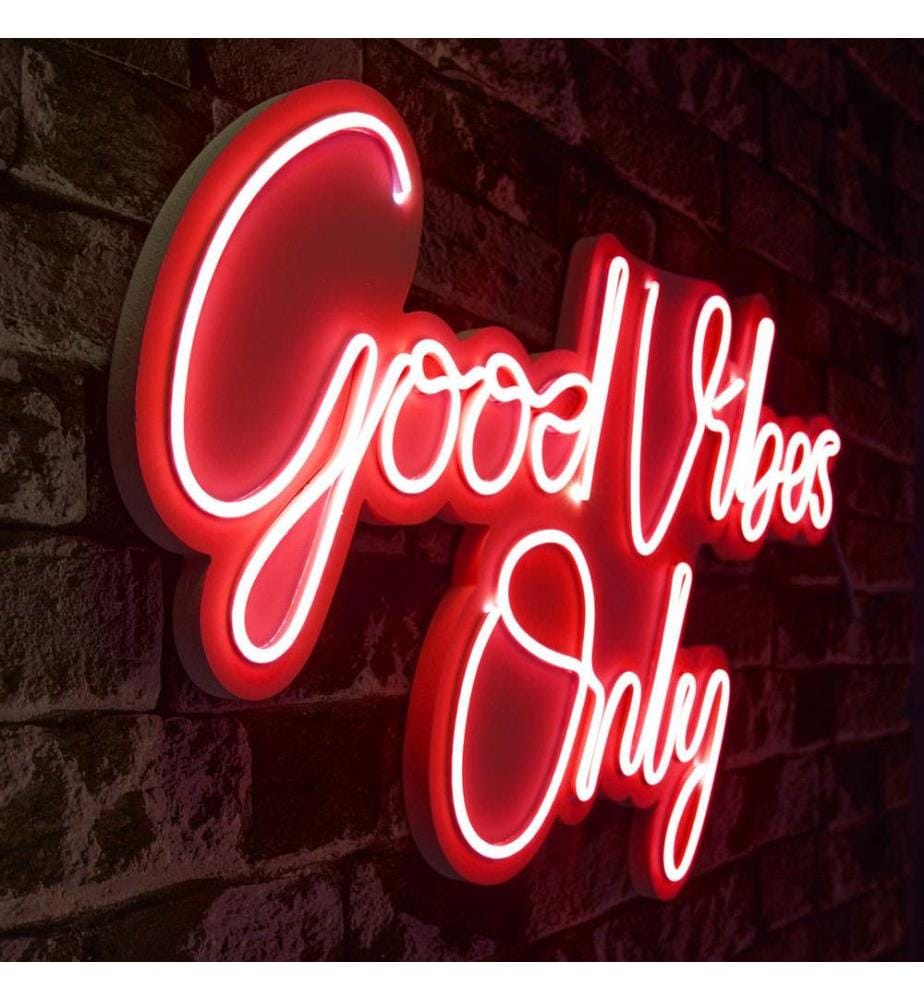 Illuminazione decorativa a LED in plastica, strisce al neon flessibili rosse, tensione di esercizio 12 V CC