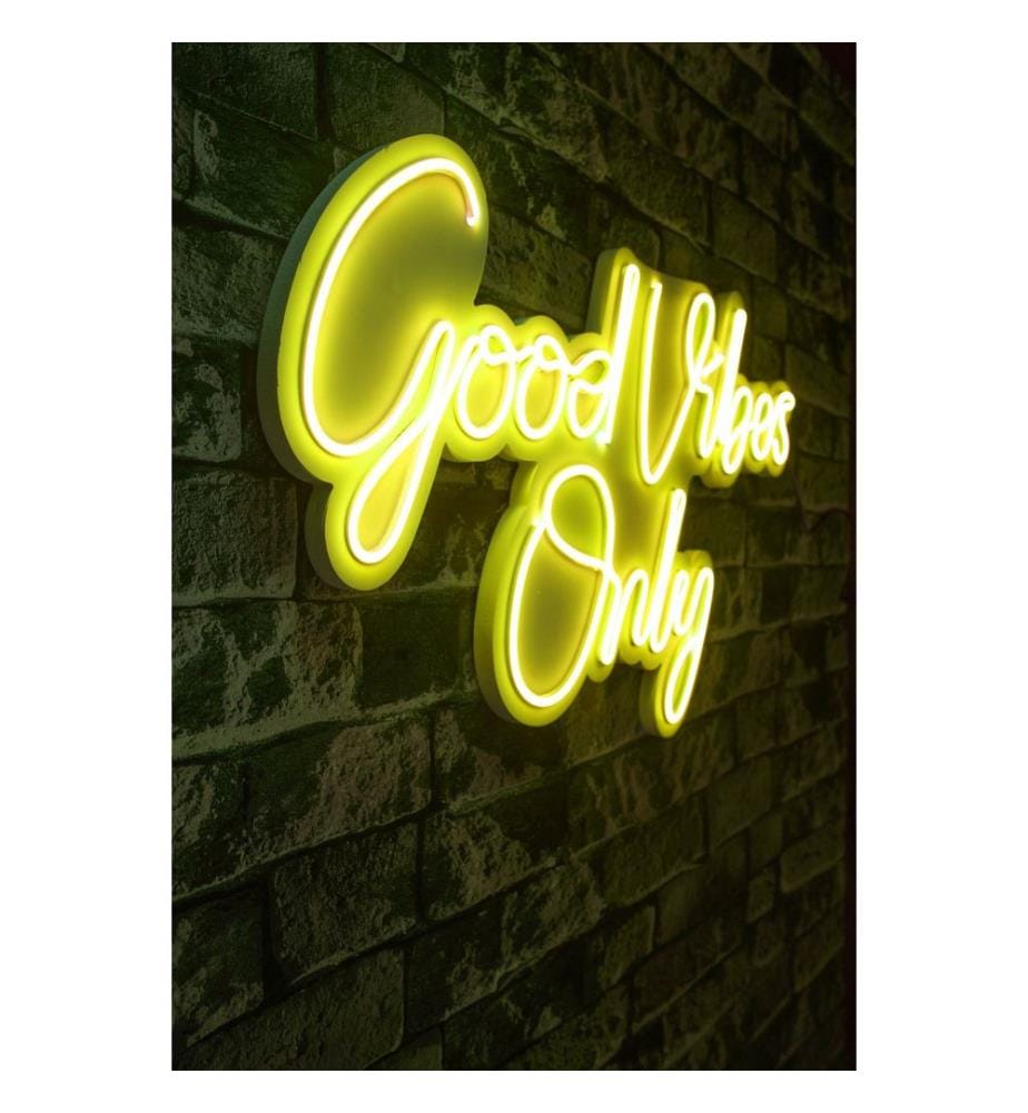 Illuminazione decorativa a LED in plastica, strisce al neon flessibili gialle, tensione di esercizio 12 V CC