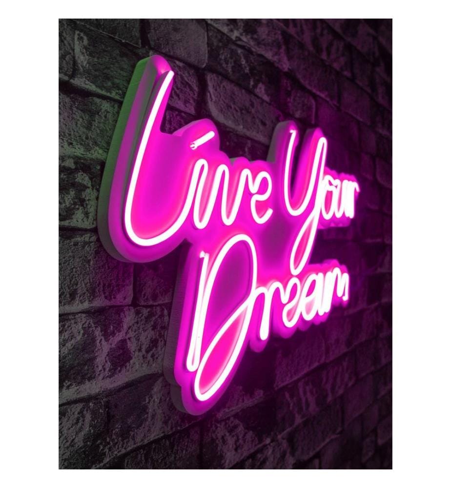 Illuminazione decorativa a LED in plastica, rosa, strisce al neon flessibili, tensione di esercizio 12 V CC