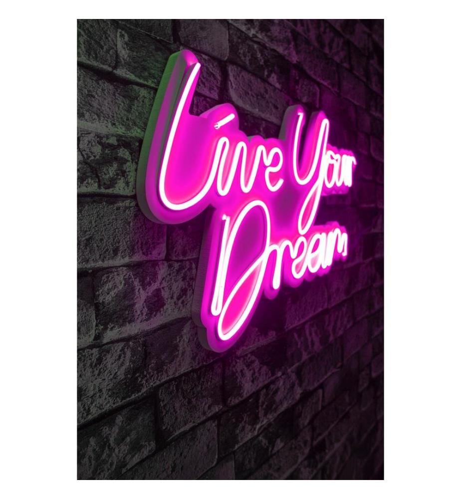 Illuminazione decorativa a LED in plastica, rosa, strisce al neon flessibili, tensione di esercizio 12 V CC