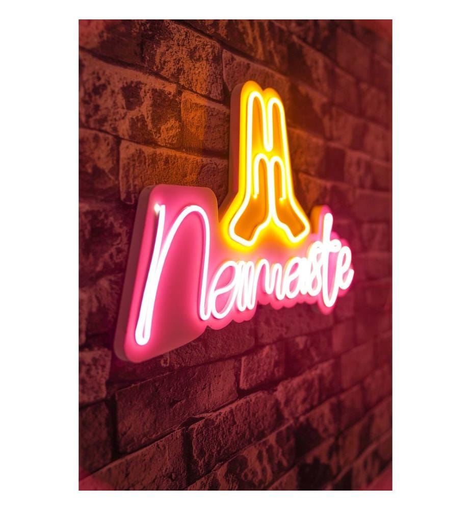Illuminazione decorativa a LED in plastica, rosa, giallo, strisce al neon flessibili, tensione di esercizio 12 V CC