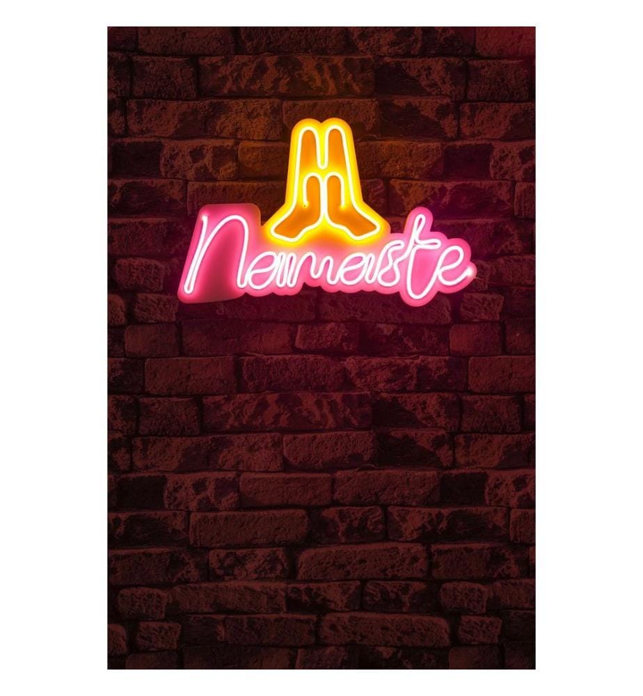 Illuminazione decorativa a LED in plastica, rosa, giallo, strisce al neon flessibili, tensione di esercizio 12 V CC