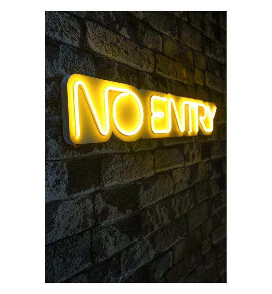 Illuminazione decorativa a LED in plastica, strisce al neon flessibili gialle, tensione di esercizio 12 V CC