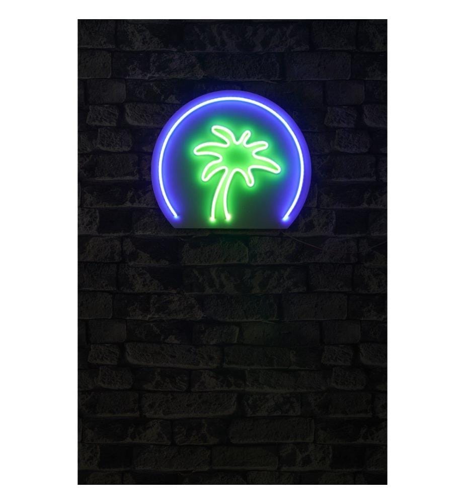 Illuminazione decorativa a LED in plastica, blu, verde, strisce al neon flessibili, tensione di esercizio 12 V CC