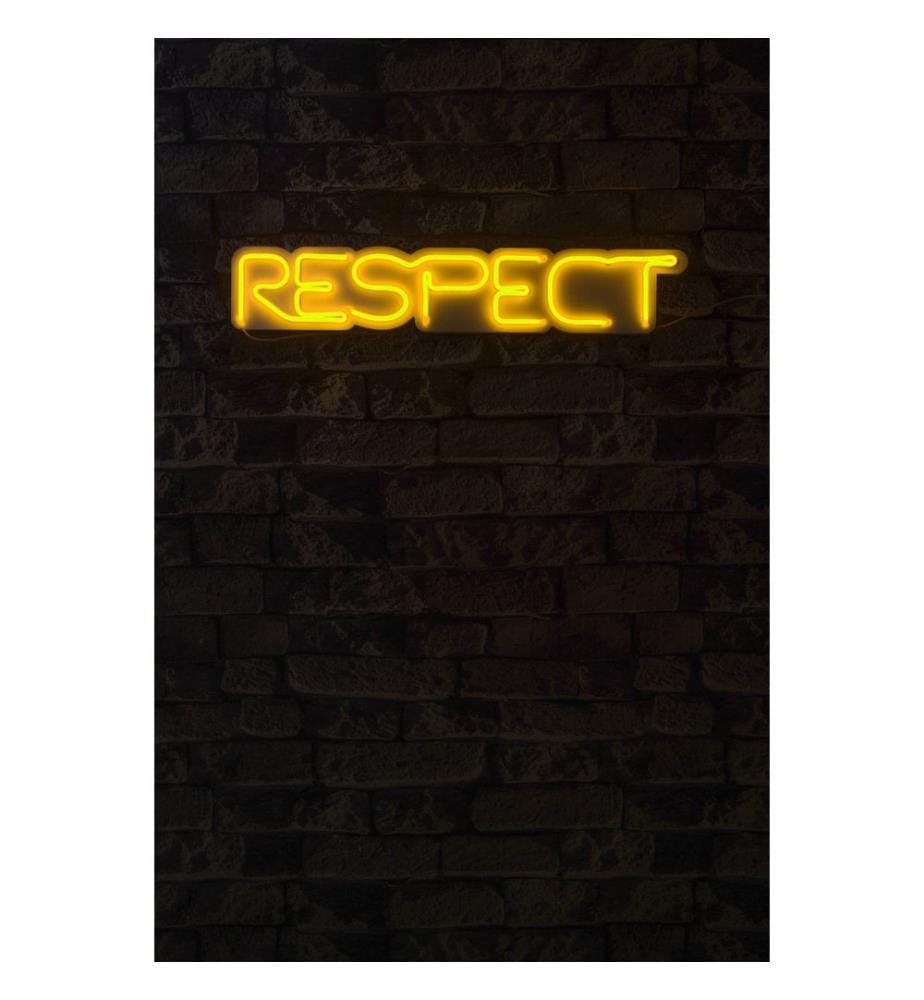 Illuminazione decorativa a LED in plastica, strisce al neon flessibili gialle, tensione di esercizio 12 V CC