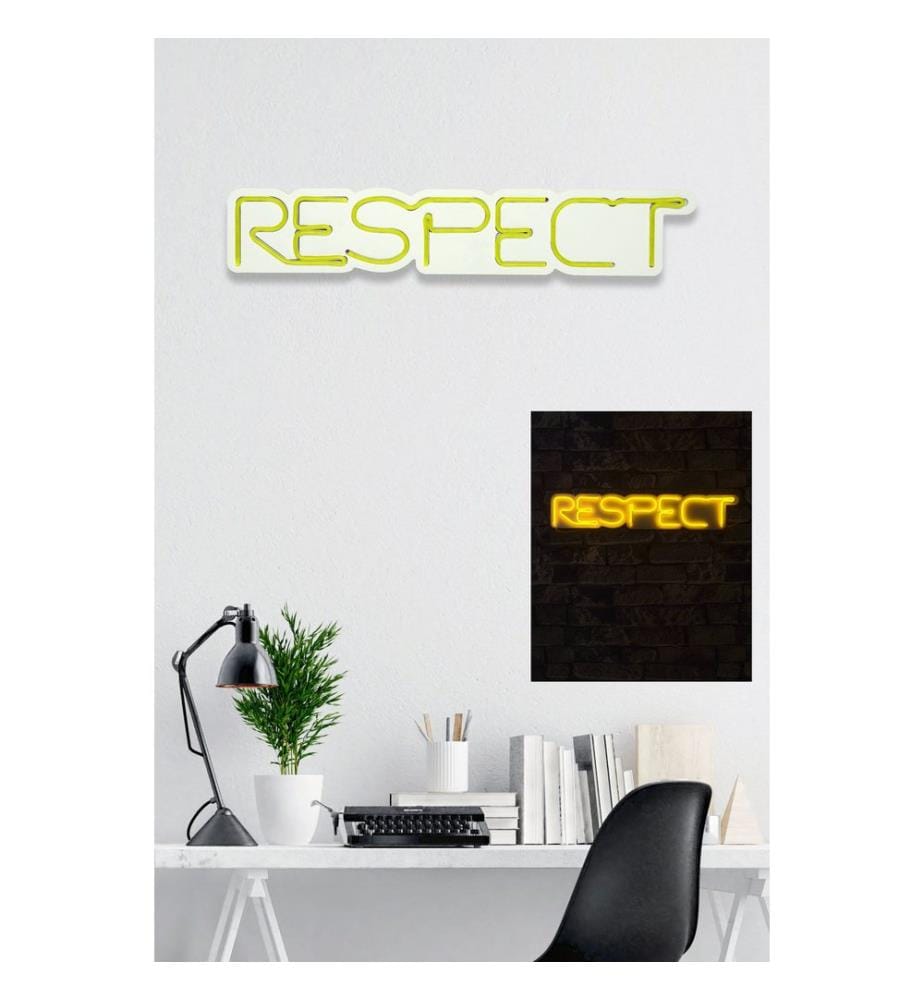 Illuminazione decorativa a LED in plastica, strisce al neon flessibili gialle, tensione di esercizio 12 V CC