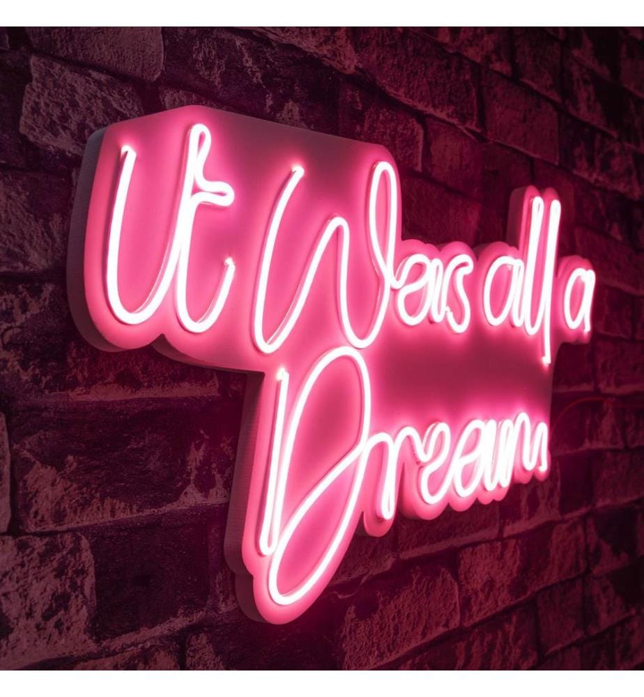 Illuminazione decorativa a LED in plastica, rosa, strisce al neon flessibili, tensione di esercizio 12 V CC