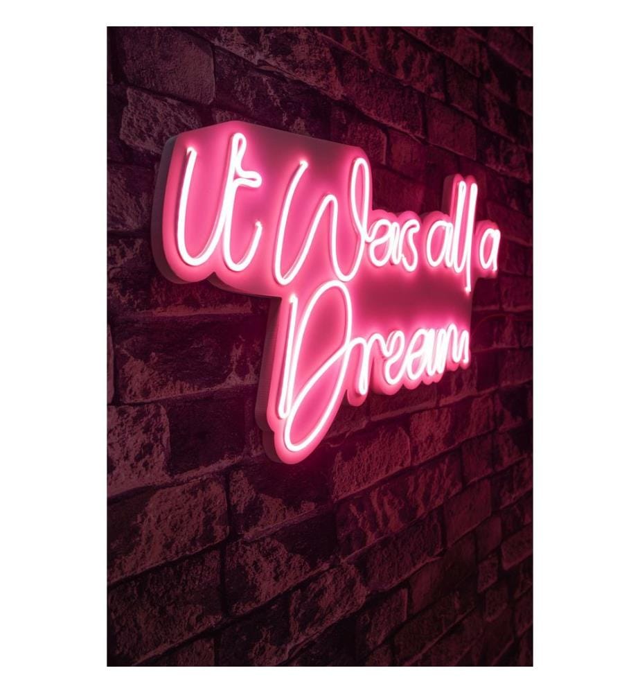 Illuminazione decorativa a LED in plastica, rosa, strisce al neon flessibili, tensione di esercizio 12 V CC