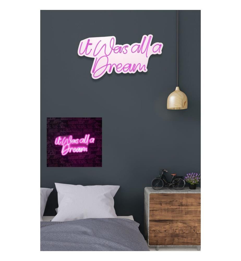 Illuminazione decorativa a LED in plastica, rosa, strisce al neon flessibili, tensione di esercizio 12 V CC