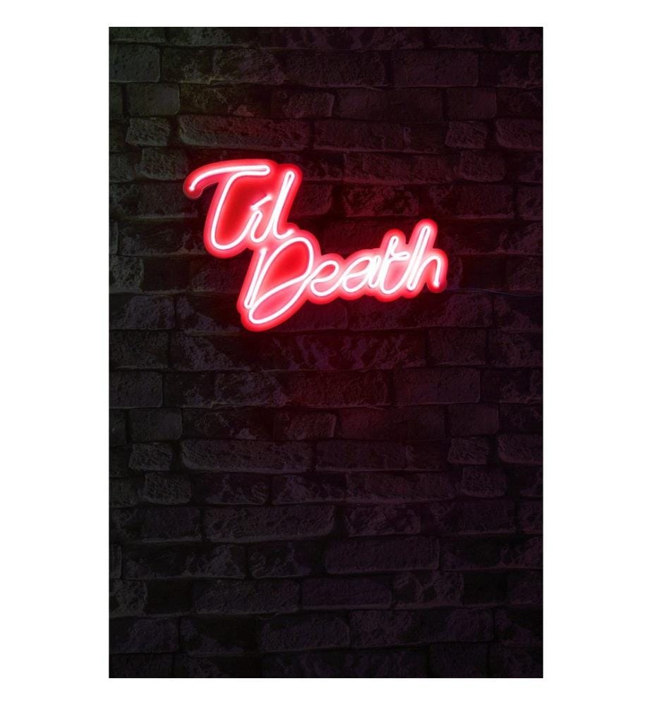 Illuminazione decorativa a LED in plastica, strisce al neon flessibili rosse, tensione di esercizio 12 V CC