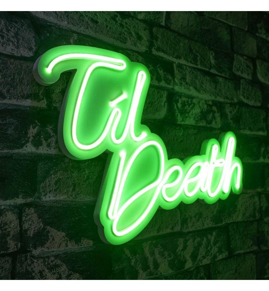 Illuminazione decorativa a LED in plastica, verde, strisce al neon flessibili, tensione di esercizio 12 V CC