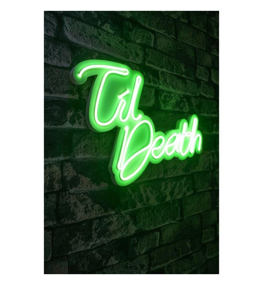 Illuminazione decorativa a LED in plastica, verde, strisce al neon flessibili, tensione di esercizio 12 V CC