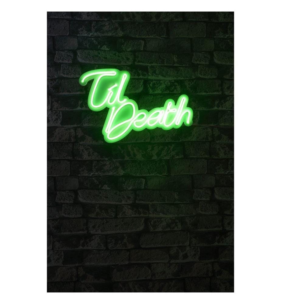 Illuminazione decorativa a LED in plastica, verde, strisce al neon flessibili, tensione di esercizio 12 V CC