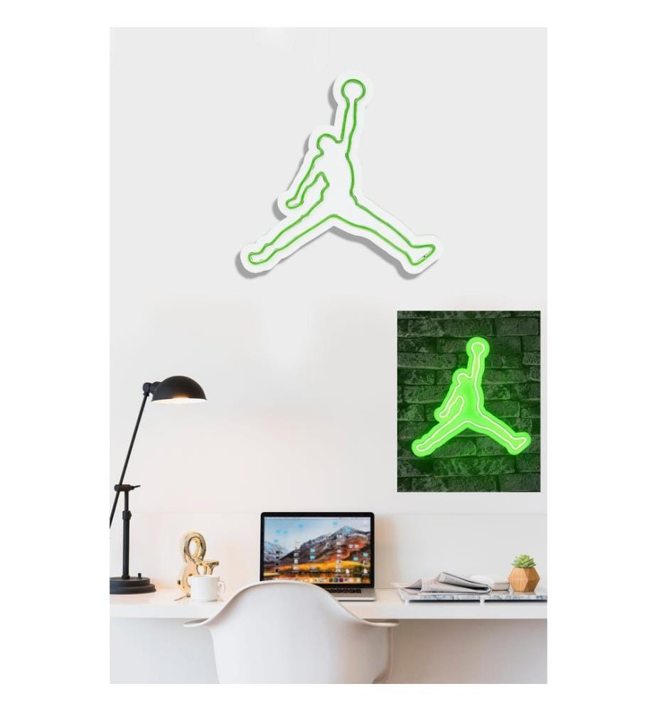 Illuminazione decorativa a LED in plastica, verde, strisce al neon flessibili, tensione di esercizio 12 V CC