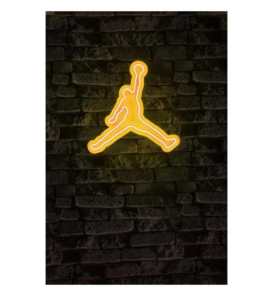 Illuminazione decorativa a LED in plastica, strisce al neon flessibili gialle, tensione di esercizio 12 V CC