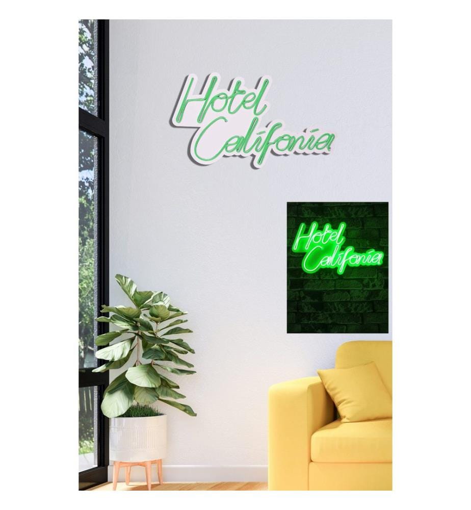 Éclairage décoratif à LED en plastique, vert, bandes de néon flexibles, tension d'alimentation 12 V