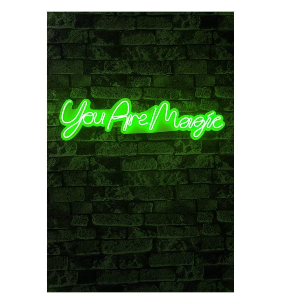 Illuminazione decorativa a LED in plastica, verde, strisce al neon flessibili, tensione di esercizio 12 V CC