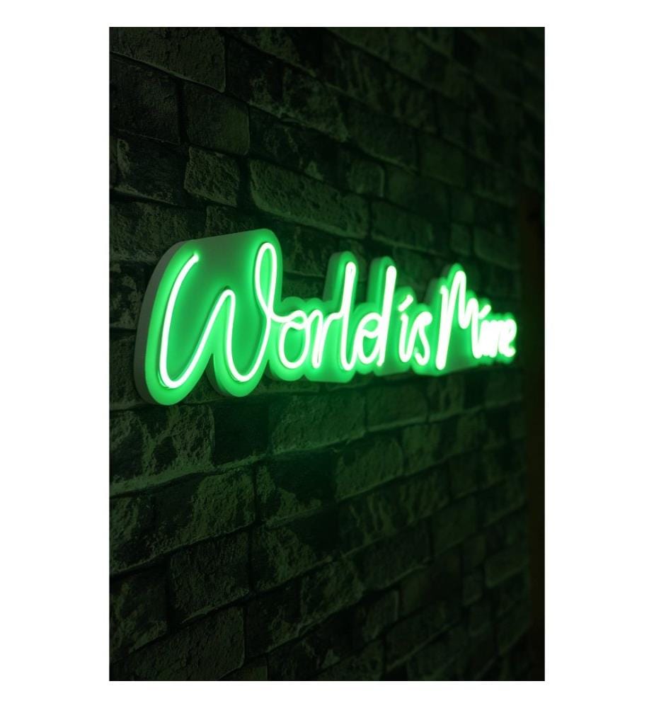 Illuminazione decorativa a LED in plastica, verde, strisce al neon flessibili, tensione di esercizio 12 V CC