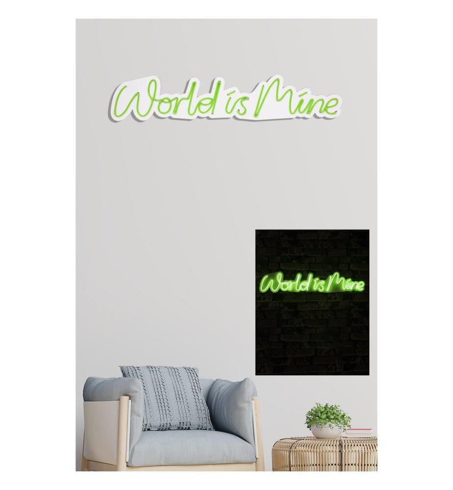 Illuminazione decorativa a LED in plastica, verde, strisce al neon flessibili, tensione di esercizio 12 V CC