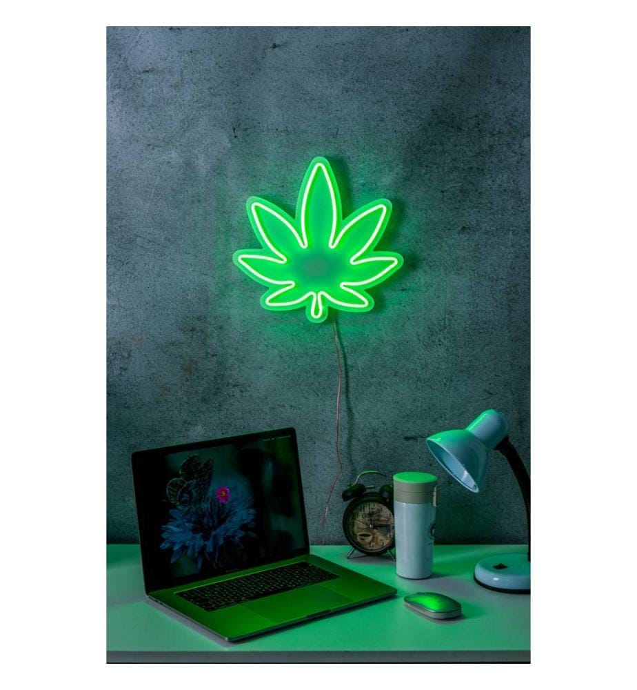 Illuminazione decorativa a LED in plastica, verde, strisce al neon flessibili, tensione di esercizio 12 V CC