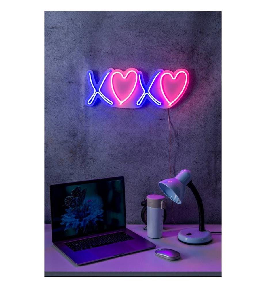 Eclairage décoratif à LED en plastique, rose, bleu, bandes de néon flexibles, tension d'alimentation 12 V