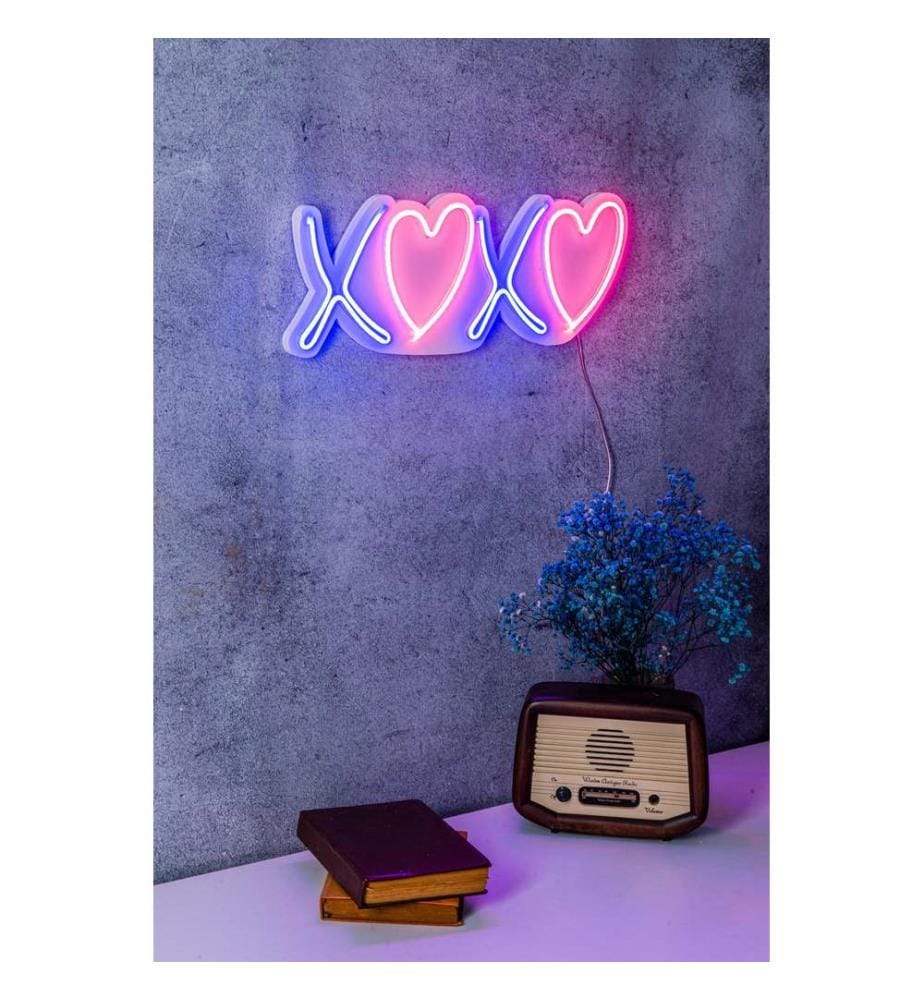 Eclairage décoratif à LED en plastique, rose, bleu, bandes de néon flexibles, tension d'alimentation 12 V